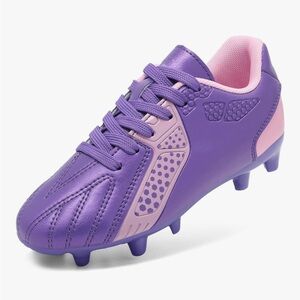 DREAM PAIRS Girls Soccer Cleats Size 2 Little Kid